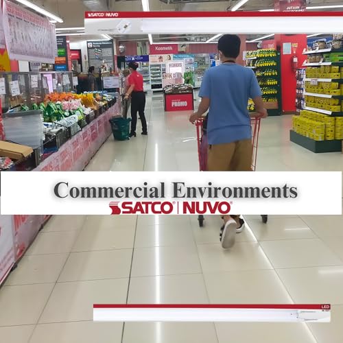 Tira LED lineal Satco 4 pies, selección CCT 2700K-5000K miniatura 7