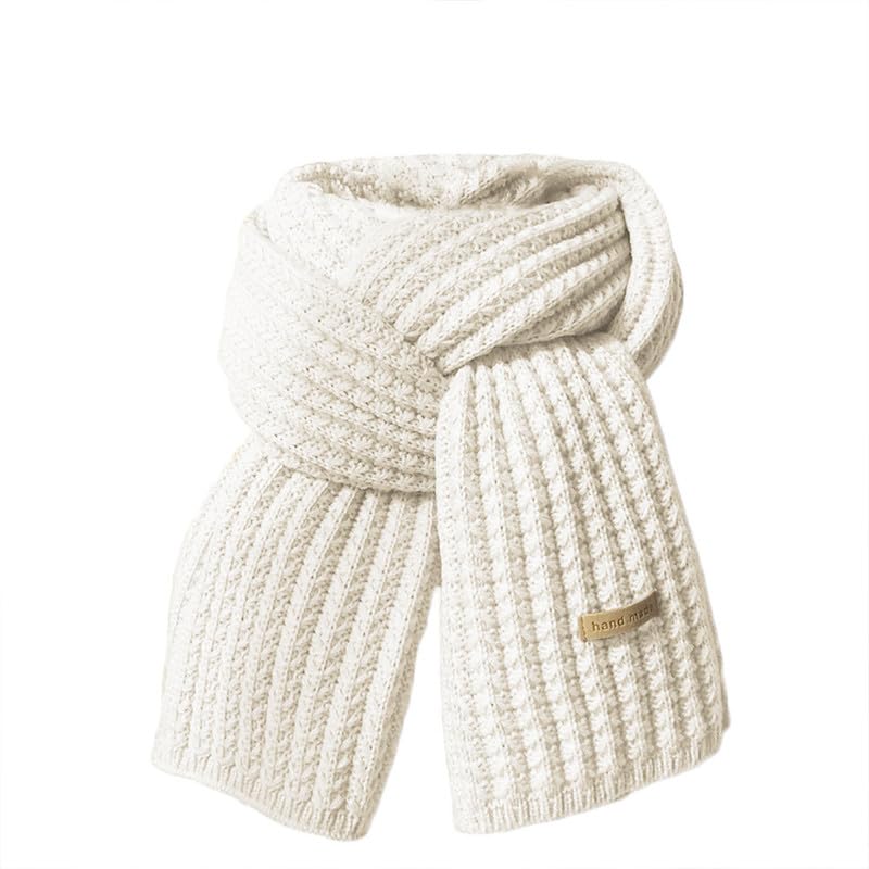 nicticsi Schal Damen Winter Flauschig Weicher Strickschal Warm Einfarbig Grobstrick Schal Lang Grob Gestrickt Winterschal Elegante Quadratischer Frauen Deckenschal Scarf A...