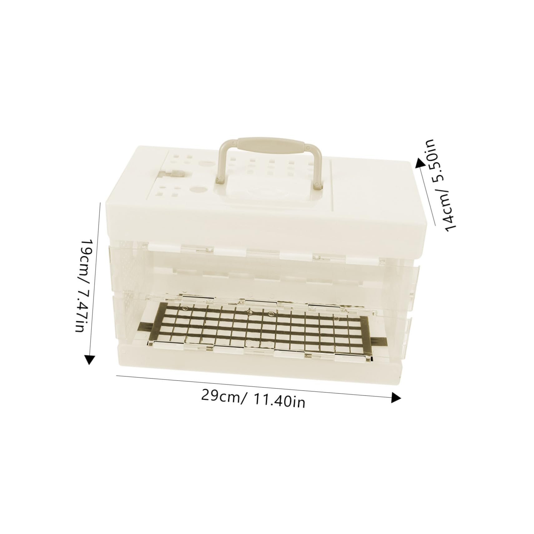 HEMOTON Small Bird Cage for Travel Parrot Carrying Cage Bird Carrier Conure Small Carrier Parrot Travel
