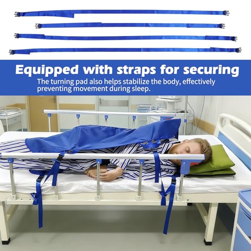 Aider un proche à se tourner au lit : alèse de positionnement imperméable avec poignées - 7