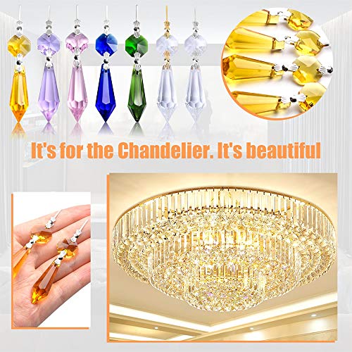 BronaGrand 20 peças de 38 mm de substituição lustre transparente pingentes de cristal de gelo de cri