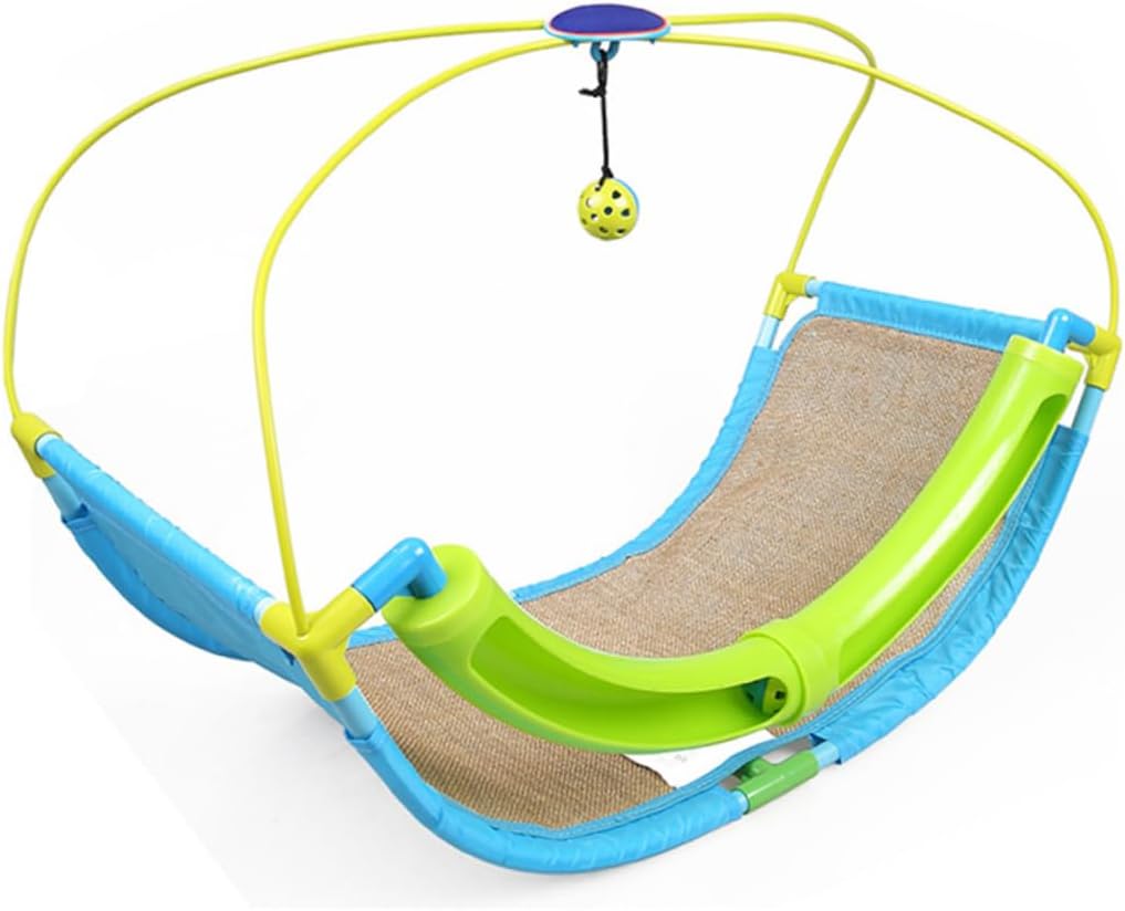 Cat Cradle Hammock Bed with Small Bed Cushion for Indoor Use Versatile Design for High Places Easy to Store