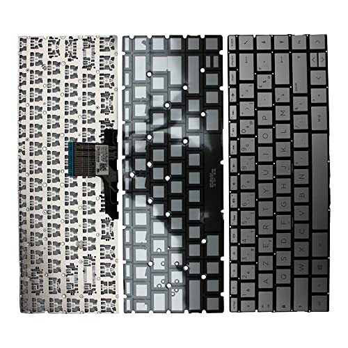 Clavier rétroéclairé Silver pour HP Pavilion 13-an1610ng de remplacement