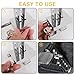 Car Brake Pedal Lock, Stainless Steel Anti Theft Car Device with 3 Keys, Adjustable 9 Hole Car Security Lock for Truck/Auto/SUV/Van