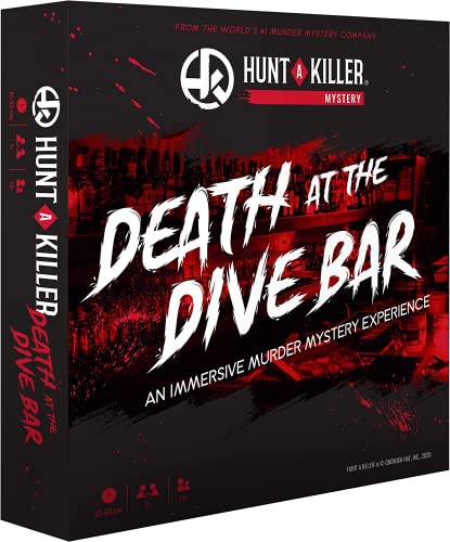 Hunt A Killer Death at The Dive Bar, Immersive Murder Mystery Game -Take on the Unsolved Case as an Independent Challenge, for Date or with Family & Friends as Detectives for Night, Age 14+ #1