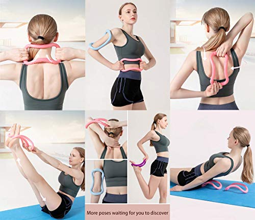 image for Vanace 2 Pack Yoga Ring Pilates Exercise Fitness Rings Magic Circle Ne