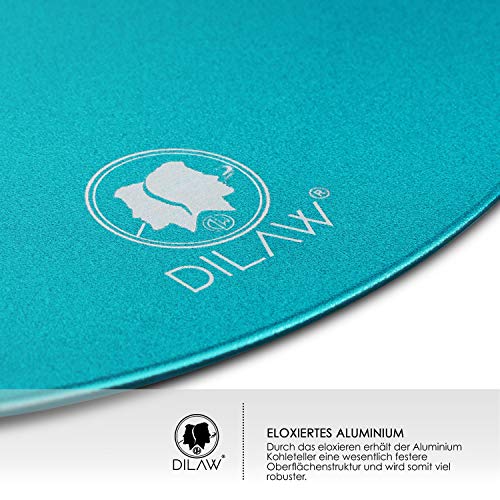 DILAW® Shisha Basic Kohleteller Aluminium | 24cm Big Size | Wasserpfeife Hookah - Zubehör Kohle-Teller | passt… – Bild 5