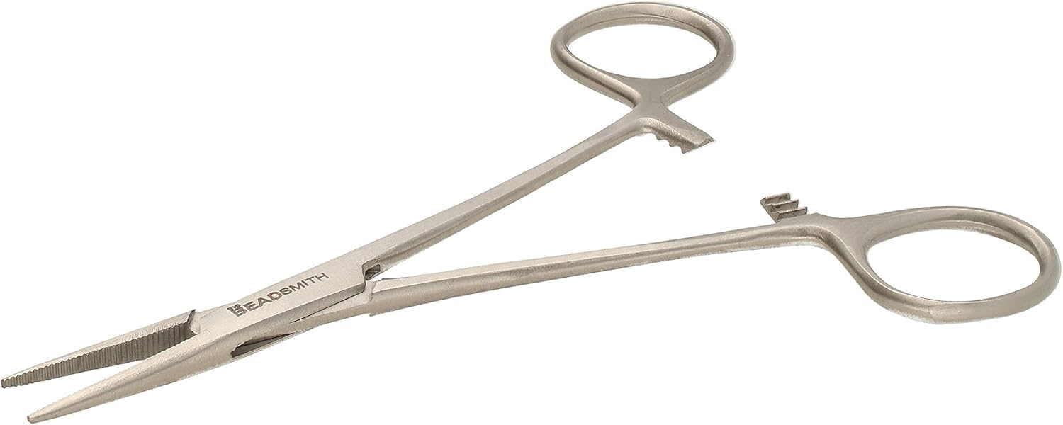 Pinzas Hemostáticas Rectas De Acero Inoxidable Para Pesca De 5 Nuevas Con Abrazaderas De Bloqueo~p119004805