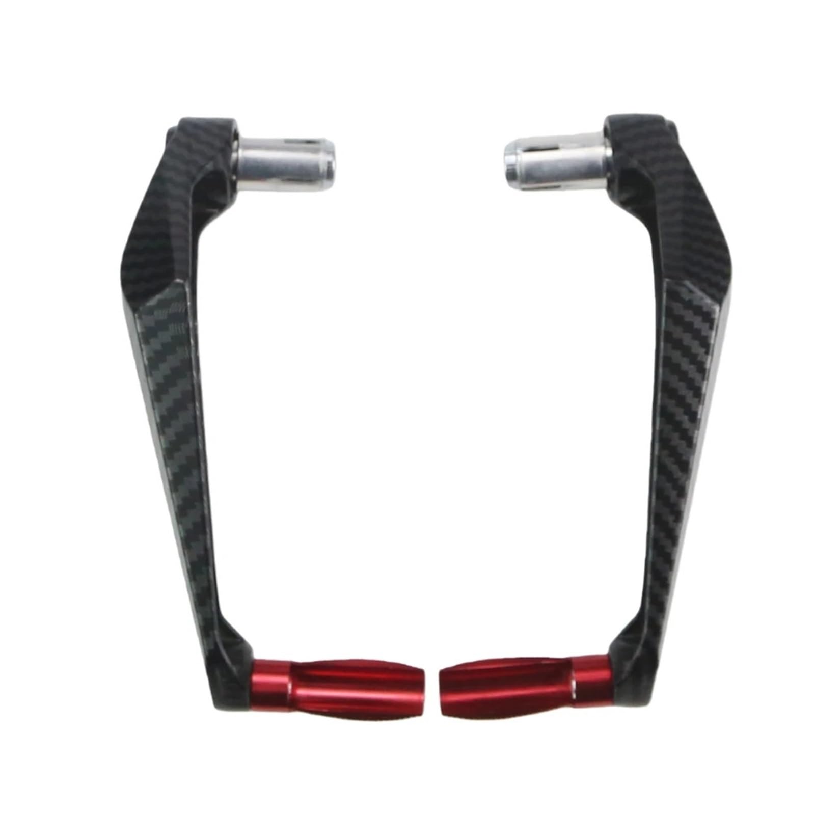 Noauqwtv Red Clutch Lever Hand Guard Protector Universal Motorcycle Aluminum Alloy Handlebar Brake Clutch Lever Hand Guard Protector Modification Handguard Motorcycle Handguards(Red)