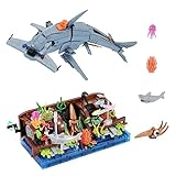 🐙【Erkunde viele Meereskreaturen】- Dieses detaillierte Spielset enthält einen schwingeschwänzten Hammerhai sowie andere Meereskreaturen wie kleine Haie, Fische, Quallen, Tintenfische und Meerwachstumspflanzen wie Seegras. Es ist perfekt für Kinder, die das marine Leben lieben und den Ozean erkunden möchten. Sie können Stunden voller Spielspaß erleben und dabei ihre Kreativität und Problemlösungsfähigkeiten entwickeln.