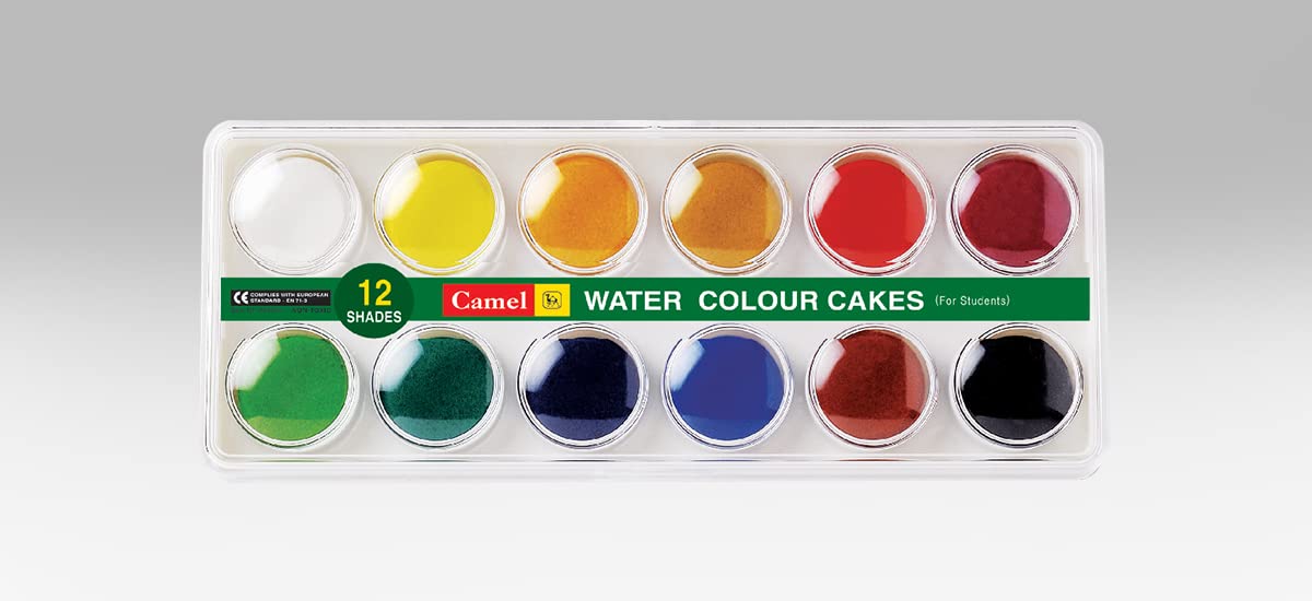 Camel Artist Water Colour Cakes 24 Assorted Shades | Rich Pigments & Vibrant Colors | Ideal for Artists & Hobbyists — Amazon image 8
