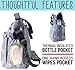 Zohzo Diaper Bag for Baby Diaper Tote Bag With Changing Pad, Insulated Pockets, Wipes Pocket, Waterproof Material, Stroller Straps, and Shoulder Strap