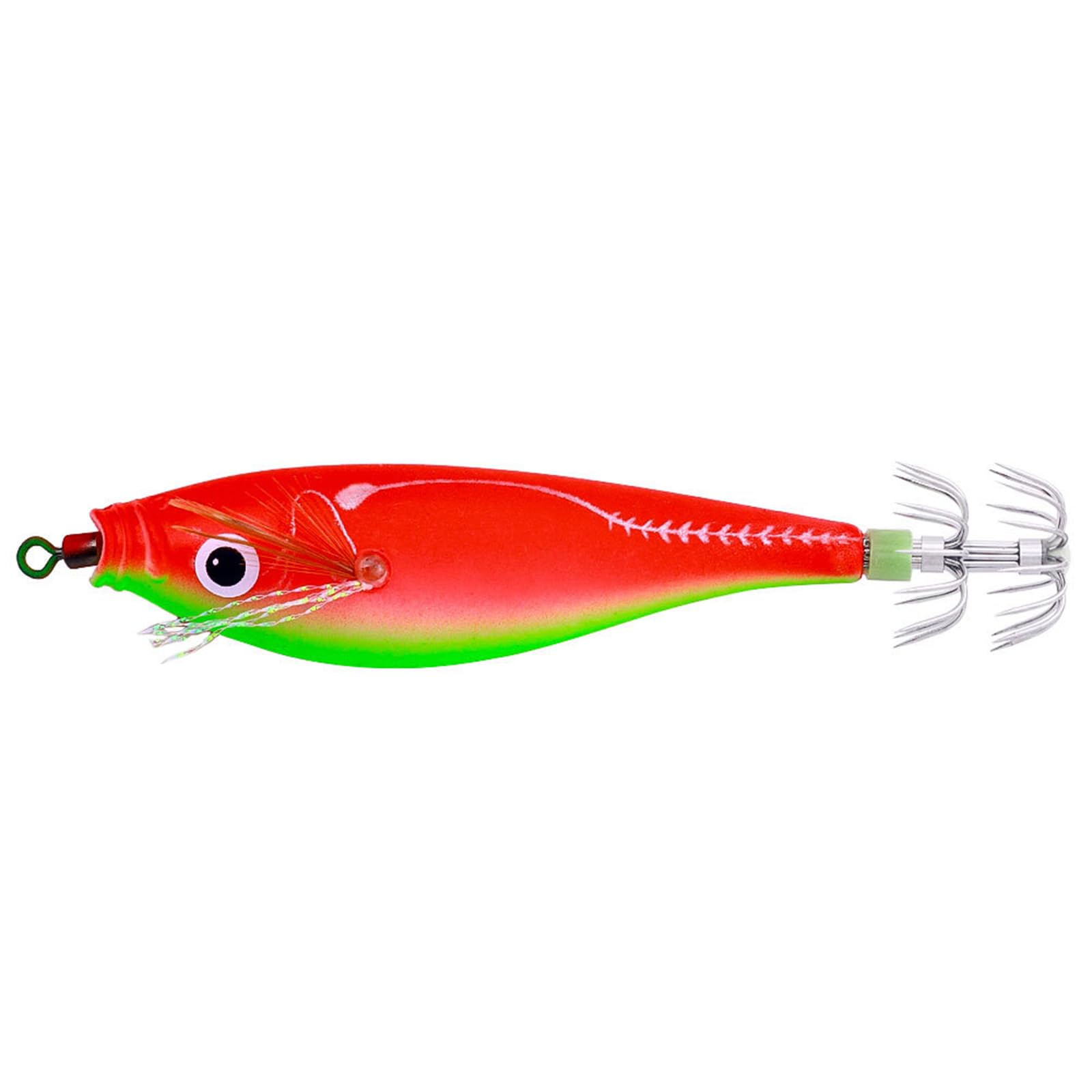 XuQiZZpp Glow Umbrellas Hook Squid Baits Fishing Cuttlefish Hook Artificial Baits Jigging Lures Outdoor Fishing Lures