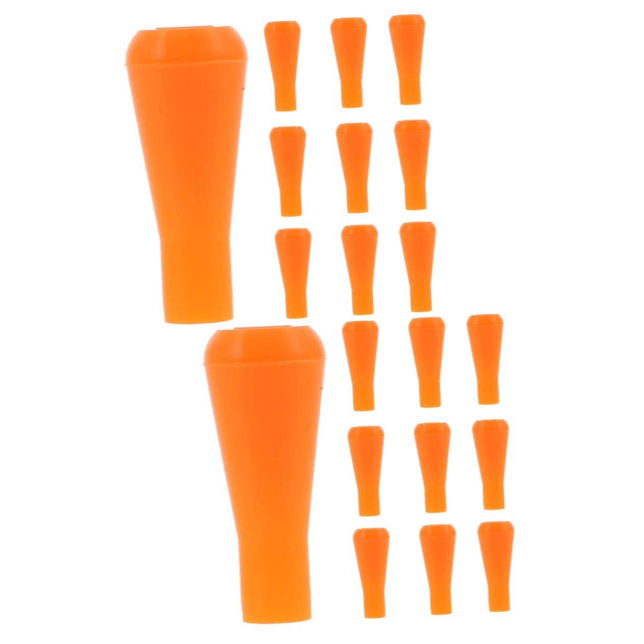 GALPADA 5sets Arrowheads Arrowheads Tips Replacements Soft Rubber Tips Replacement 10pcs*5