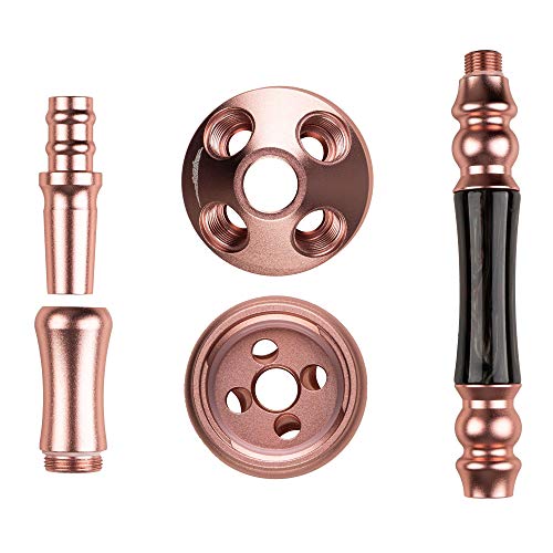 Alligator | Bingo Performance Alu | Premium Shisha Zubehör verschiedenen Farben (Rose) – Bild 5