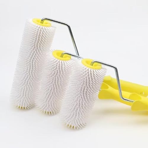 Entlüftungsroller Stachelwalze 22 cm Entlüftungswalze Stachelwalze Ausgleichsmasse Nagelwalze Spiked Roller für Zement Selbstnivellierenden um Luftblasen zu Beseitigen Arbeiten