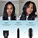 BONDIBOOST 6-in-1 Everlast Airstyler System - Wet to Dry Hair Styler, Hair Dryer Brush with Curlers, Round Brushes, Dryer & Concentrator Attachments, Versatile Heat & Airflow Settings + All Hair Types