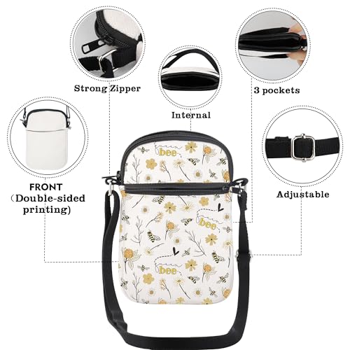 CMNIM Queeen Bee Gifts Always Be Your Own Queeenn Bee- Crown Crossbody Bag Boss Lady Crown A-pha Gifts Honey Bees Purse4