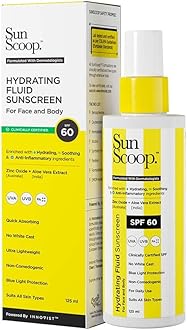 Fluid Body Sunscreen Spray Spf 60, No White Cast, Protects From Uva & Uvb Rays, Hybrid, For Dry, Normal And Oily Skin Types 125 Ml (Pack Of 1) Neutral