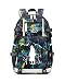 Produktbild YOYOSHome Rucksack Naruto Anime Cosplay Bookbag Rucksack Daypack Laptop Tasche Rucksack Schultasche mit USB-Ladeanschluss, Blue 2 (Blau) - yyyo3