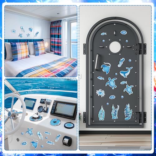 Imanes Decorativos Ocean Cruise Azul Animales Marinos miniatura 6