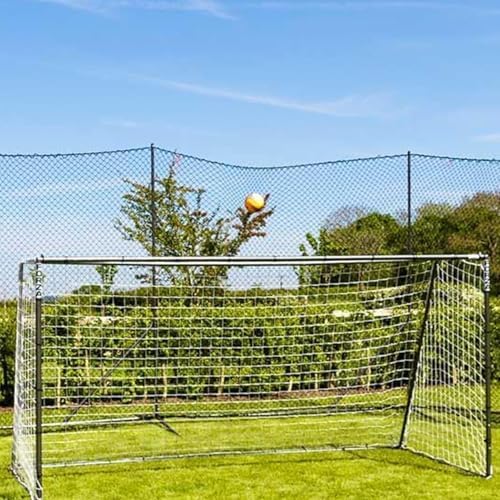 5x5 Rope Netting Fence - Durable Tear-Resistant Climbing Net, Safety Mesh Guard for Balcony, Garden, Baseball, Parties - White 3.28x22.96ft Safety Netting Solution