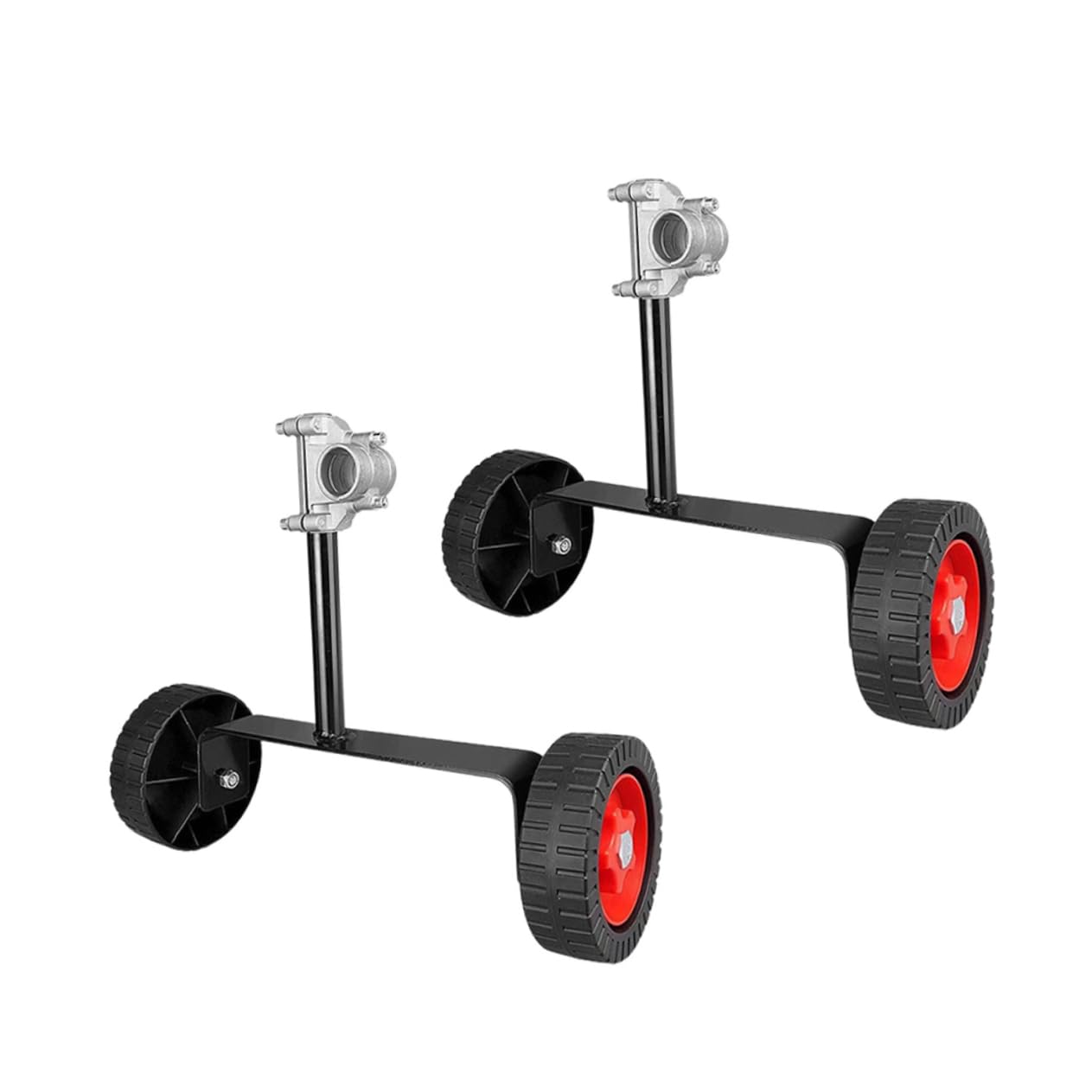 ibasenice 2piezas Kit De Ruedas Giratorias Para Herramienta De Jardinería Accesorio Para Ruedas Para Recortadora
