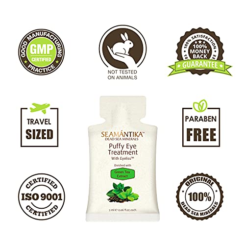 Puffy Eye Treatment Sachets Instant results 10 Units Of Travel Size