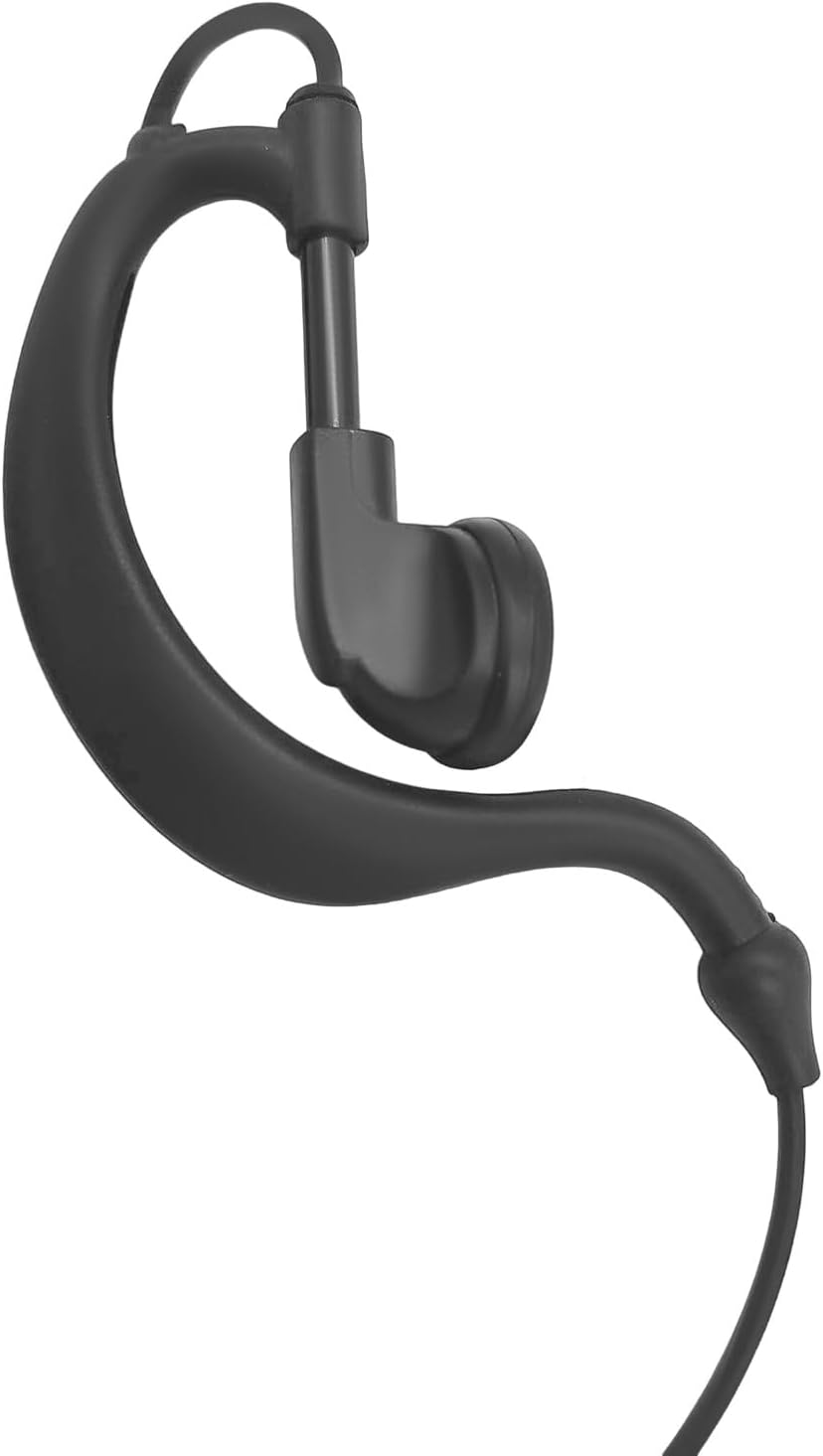 Image of the G-shape earpiece component, designed to hook over the ear.
