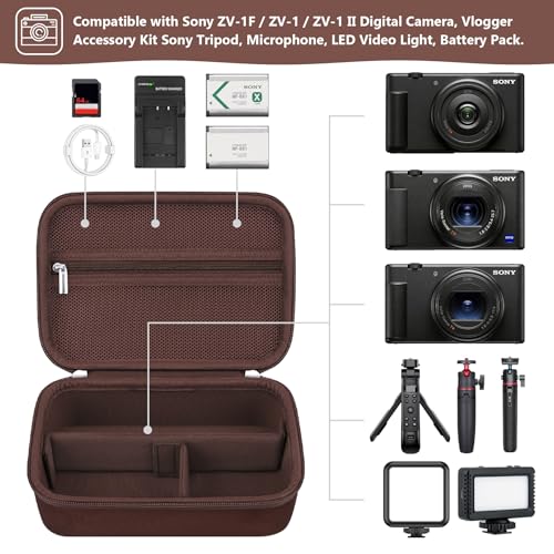 Estuche rígido para cámara digital Sony ZV-1F y accesorios miniatura 2