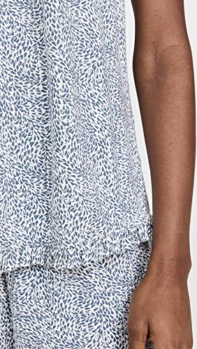 Eberjey Women's Gisele The Cami Shorts Set, Animal Coastal Blue, S #TOP5