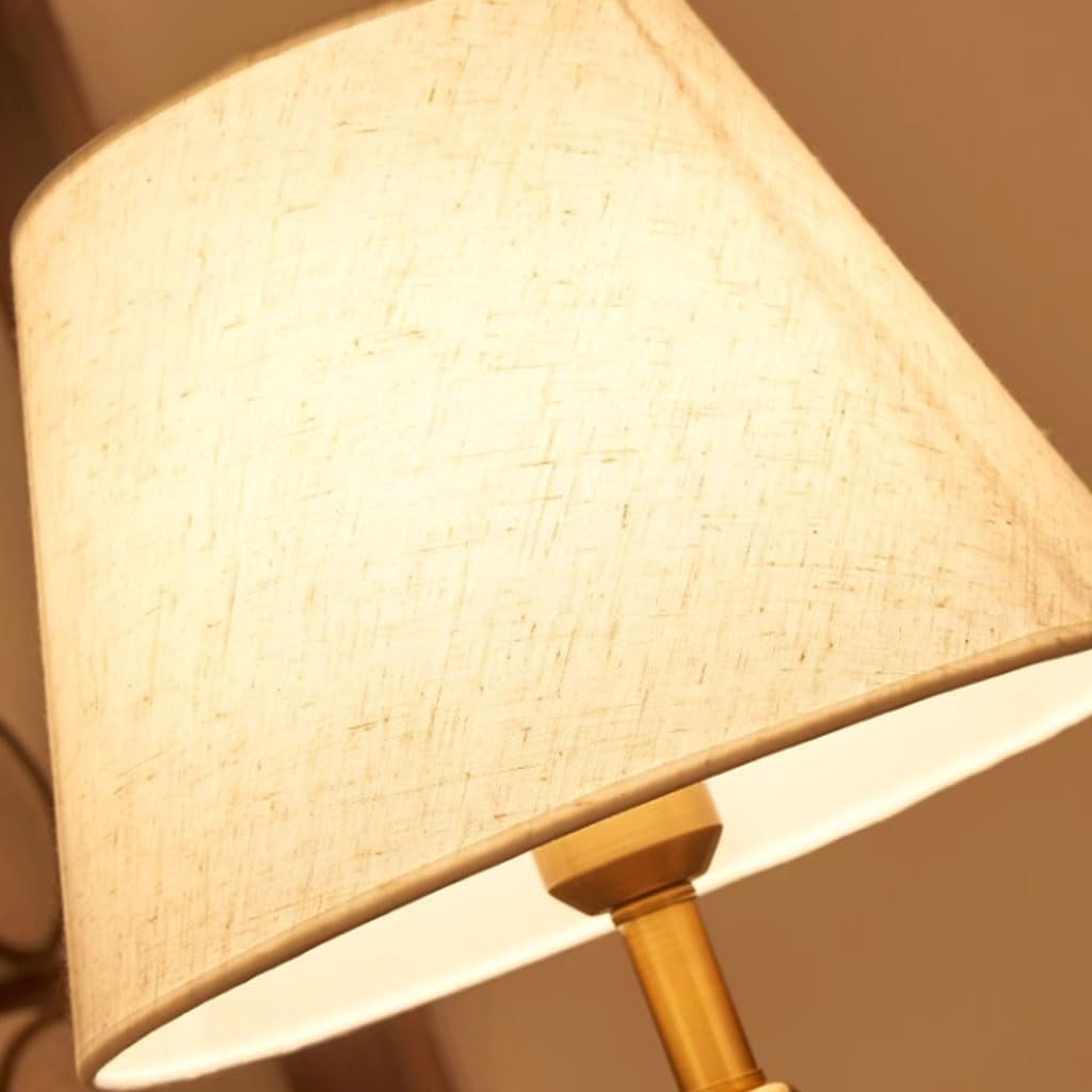 Lamp for Desk Simple Modern Ceramic Table Lamp Bedroom Creative Bedside Lamp Living Room Retro Decorative Lamp Desk Led Lamp(B)