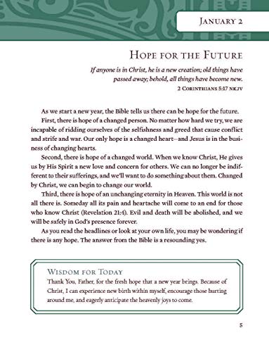 Wisdom for Each Day (Large Text Leathersoft): 365 Daily Devotions - Image 3