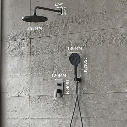 Mitigeur de douche encastré mural gain de place et durable