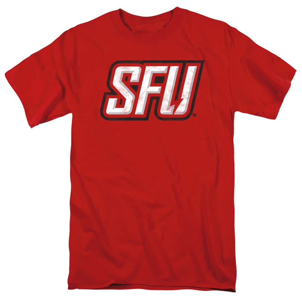LOGOVISION Official Collegiate Distressed Primary Logo Adult T-Shirt Collection — view 258