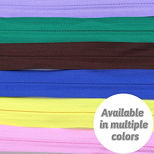 Image of Bulk Zippers, DOITEM 45pcs 18 Inch Invisible Multicolor Nylon Coil Zippers for Sewing and Crafts 15 Colors