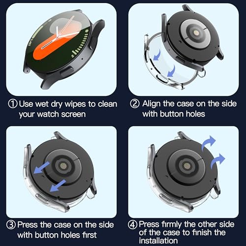 Image of Misxi Case with Screen Protector for 40mm Galaxy Watch 7