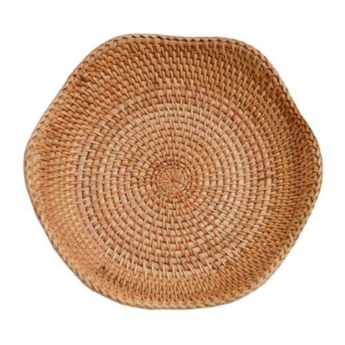 Homoyoyo Geflochtener Rattan Aufbewahrungskorb Multifunktionaler...