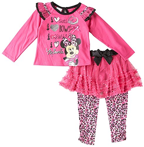 Disney Baby Girls' Infant Minnie Mouse Skegging Set (18 Months)