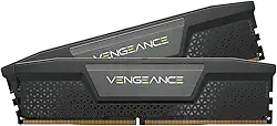 CORSAIR Memória de computador Vengeance DDR5 RAM 64GB (2x32GB) 6000MHz CL38 Intel XMP iCUE compatível - Preto (CMK64GX5M2B6000C38)