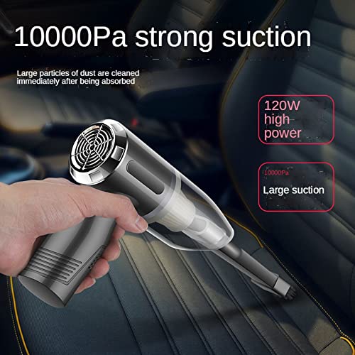 Aspirador de vacío inalámbrico soluciona el polvo del coche con esta mini aspiradora 10000PA 4