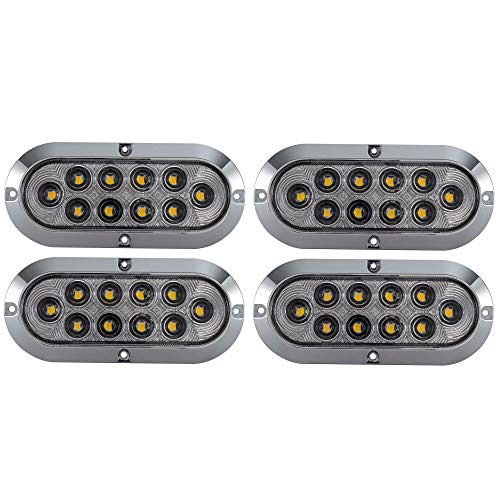 Kit 4 luces LED ovaladas 6 pulg. Long Haul miniatura 1