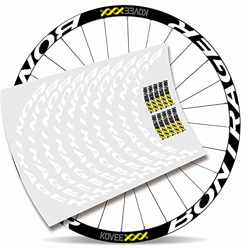 Kit Pegatinas Bicicleta Stickers LLANTA BONTRAGUER COVEEXXX 29' BTT MTB Bike (Diseño 2)