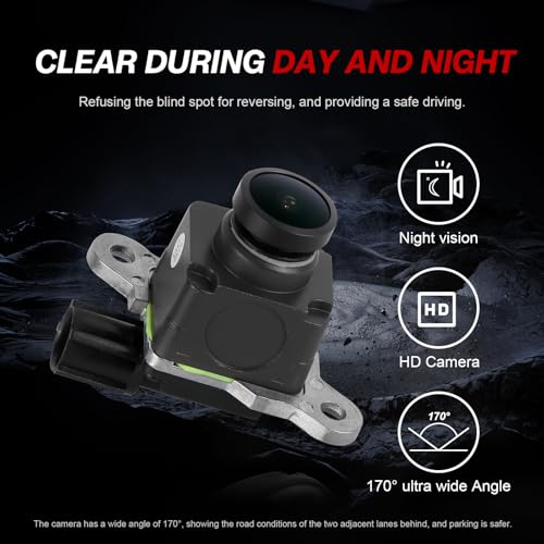 Image of Backup Camera 56038978AL Rear View Camera Compatible with Dodge RAM 1500 2500 3500 2013-2018 Compatible with Dodge RAM 4500 5500 2013-2015 Dodge SRT Viper 2015-2017 Replace OE 590-079