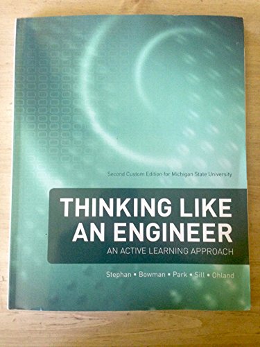 Thinking Like an Engineer: An Active Learning A... 126995170X Book Cover