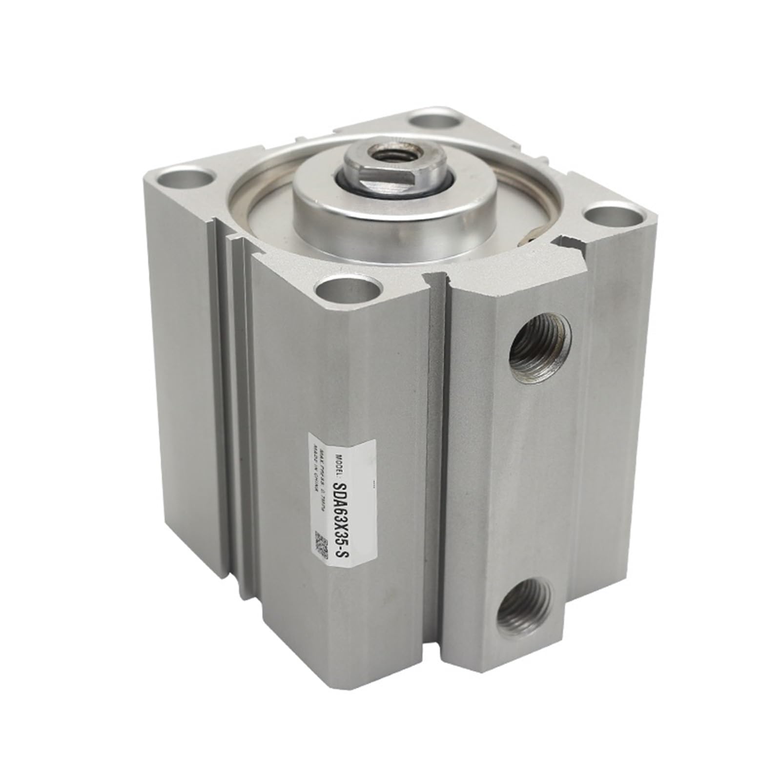 Vérin pneumatique SDA50x25 compact double effet pour guidage et automatisme