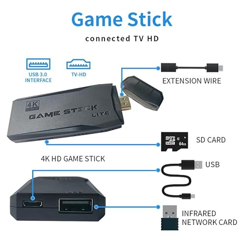 Topchances TP444444545 20000+ Games,2024 Newest Home Game Console Wireless Double Handle Psp Arcade Double Tv Game Console Plug And Play Video Game Stick thumb #2