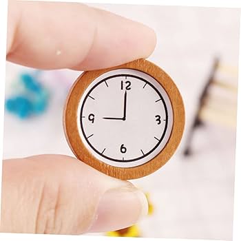 ミニチュア家具書斎⭐︎ガラス木箱時計付⭐︎壁掛け可 Amazon.co.jp: ORFOFE 木製ミニ壁掛け時計 ヴィンテージスタイル