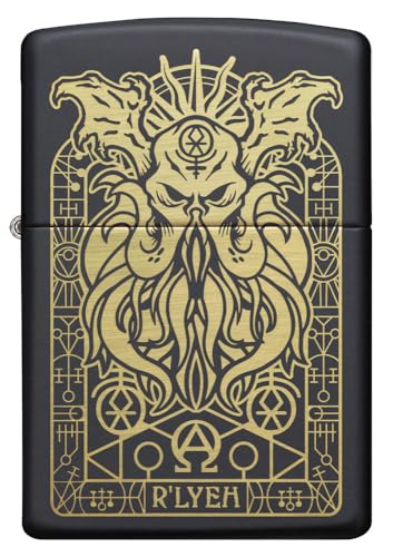 Image of Zippo Monster Windproof Lighter - Fierce Creature Color Image Design on Street Chrome, Refillable, (BIS Certified)