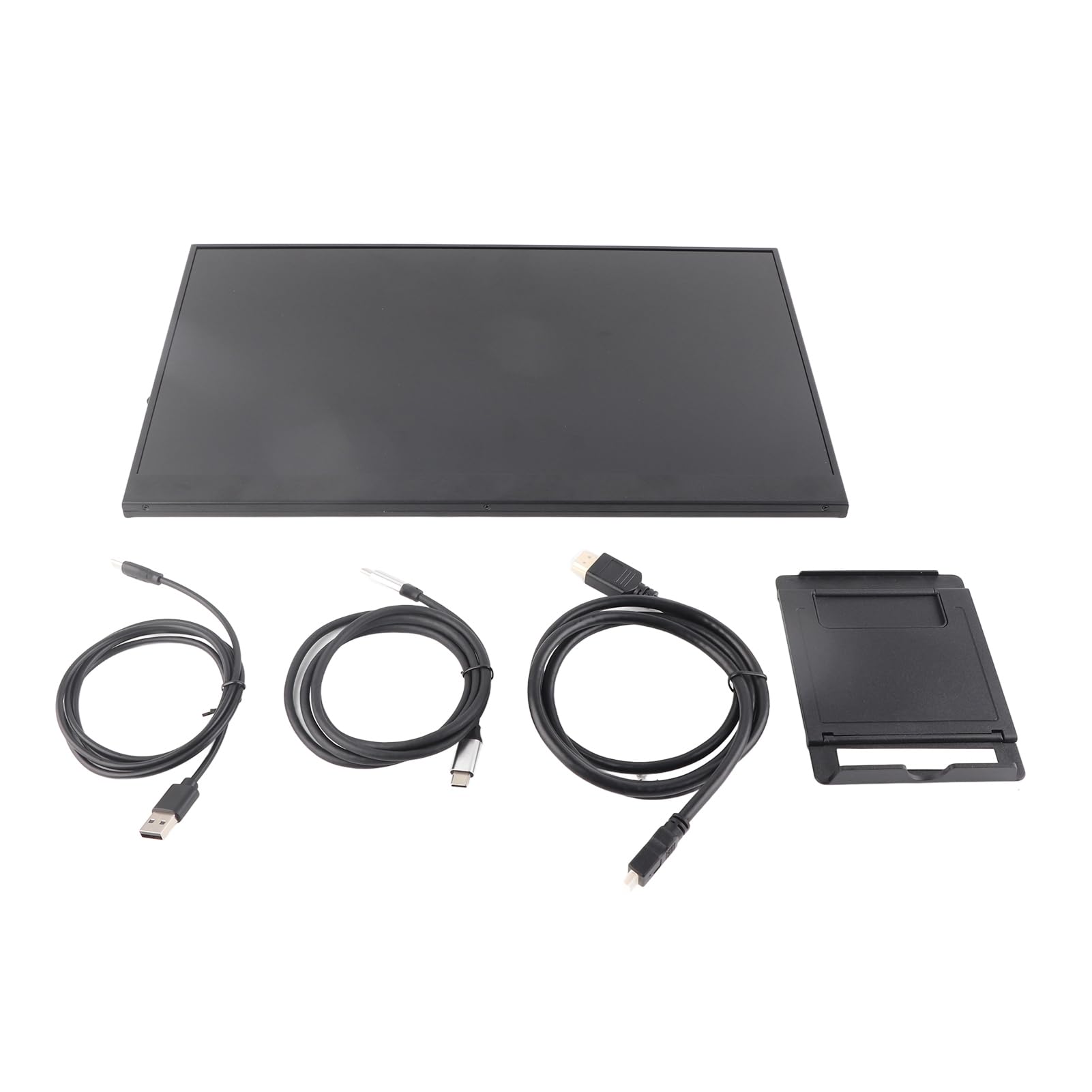 Przenośny Monitor 17,3 Cala, Wyświetlacz IPS 144 Hz 1080 P z Podwójnymi Portami Typu C i Wbudowanymi Głośnikami, do Laptopa Telefoniczny PC